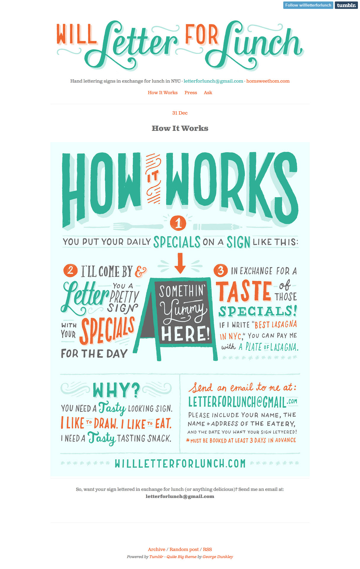 Will Letter For Lunch Barter Image